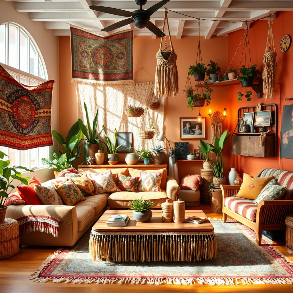 12 Boho Living Room Ideas