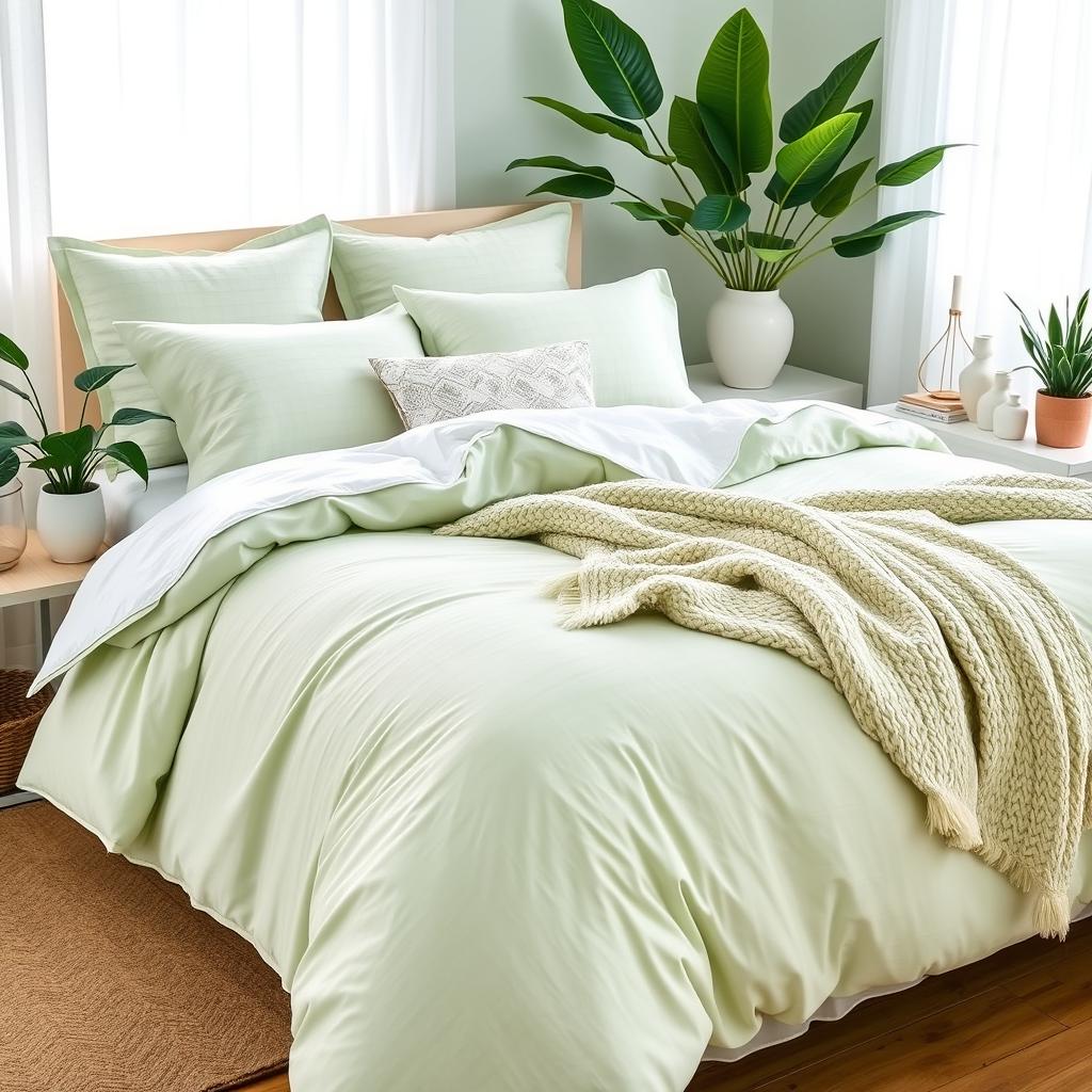 Green Bedding Ideas