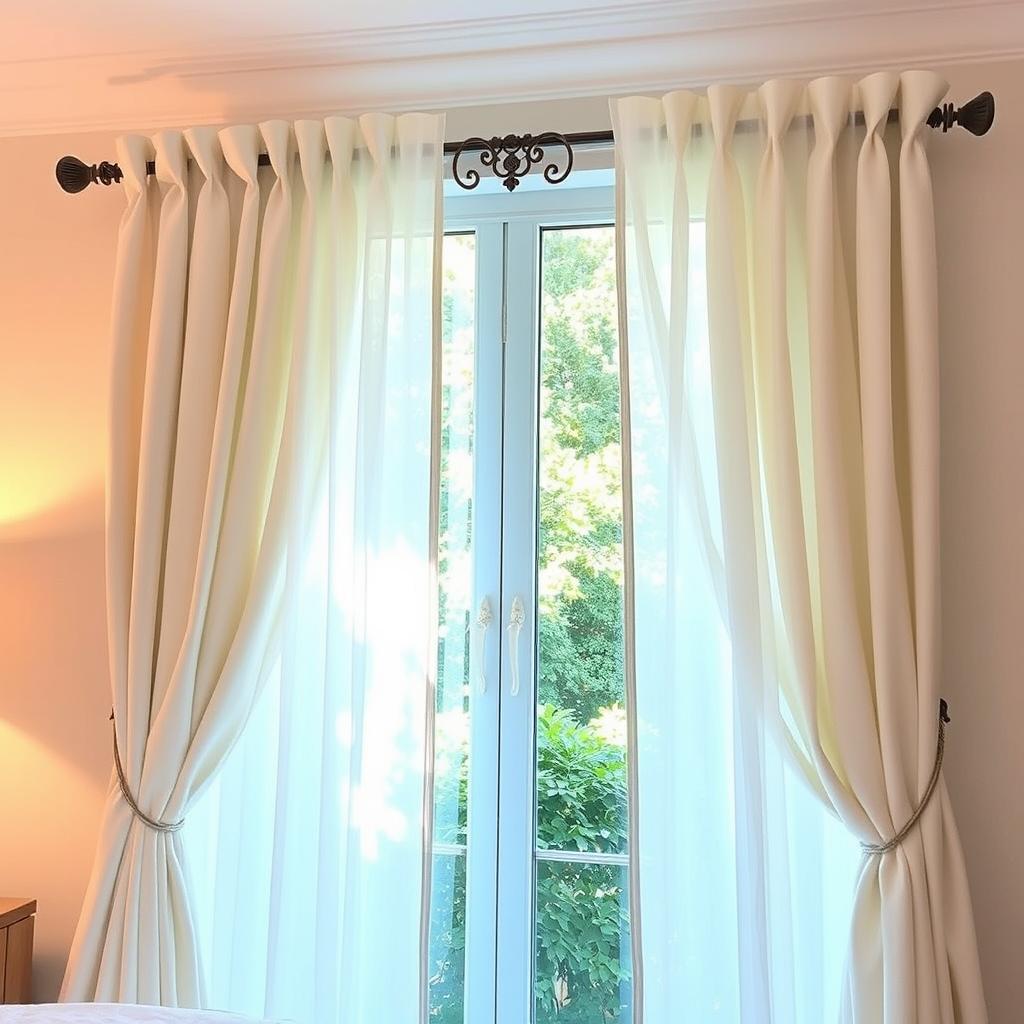 bedroom curtains