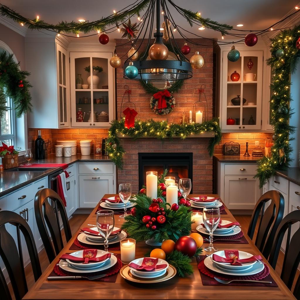 festive kitchen elements