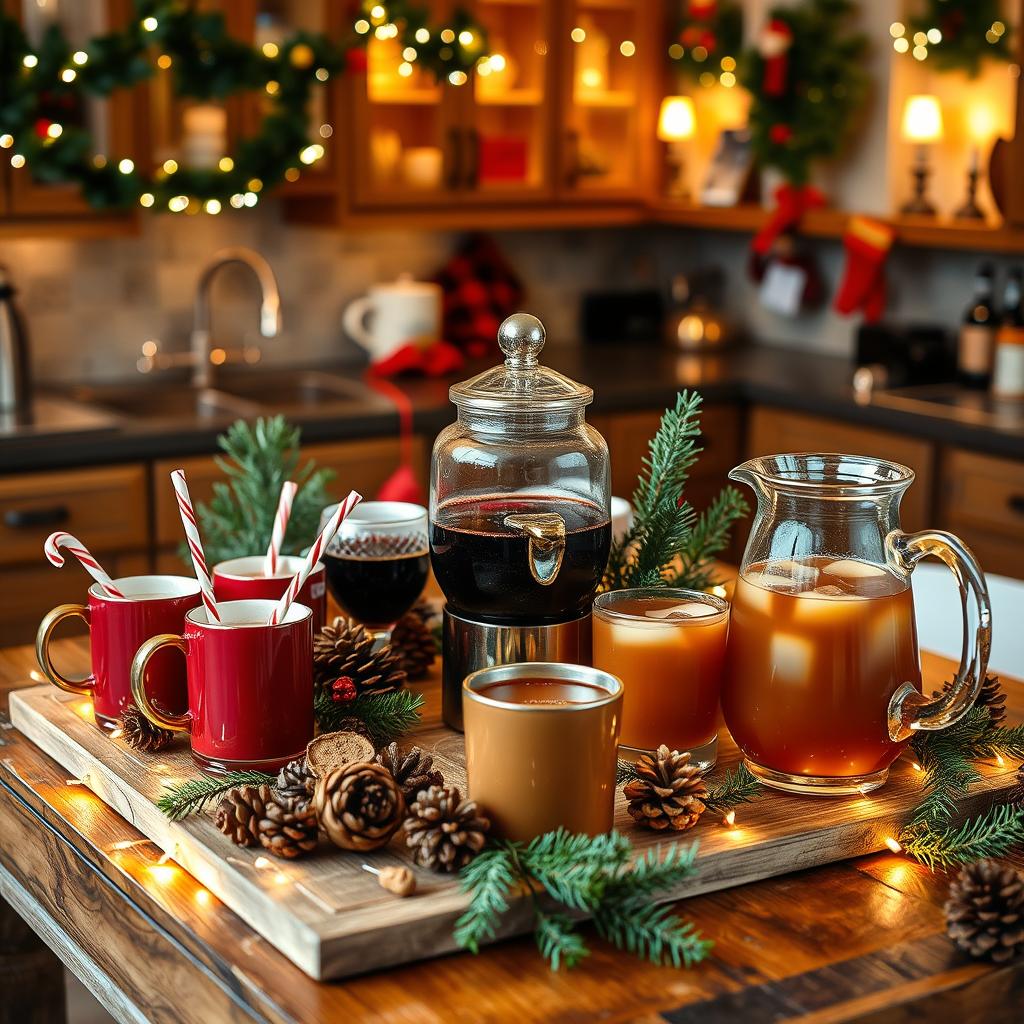 holiday beverage station