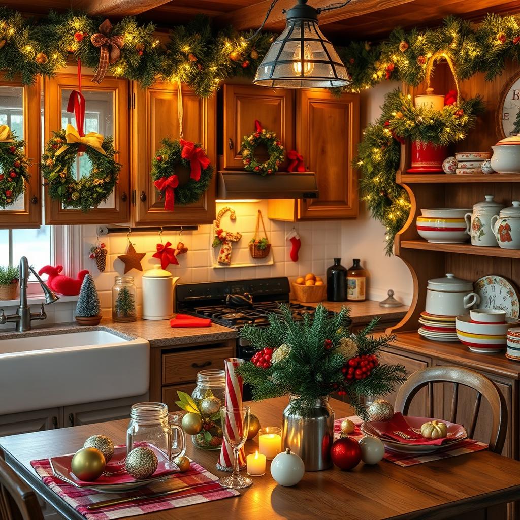 holiday kitchen displays