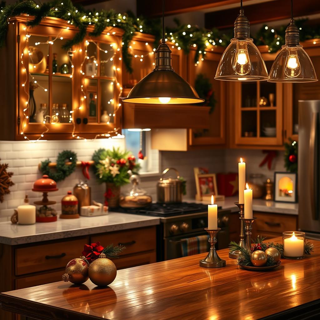 holiday kitchen lighting