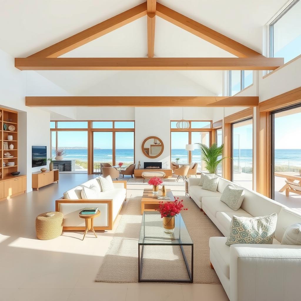 modern beach house interiors