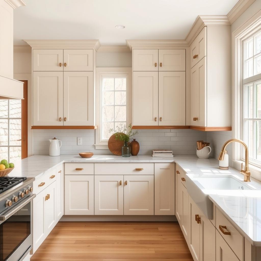 shaker-style cabinets