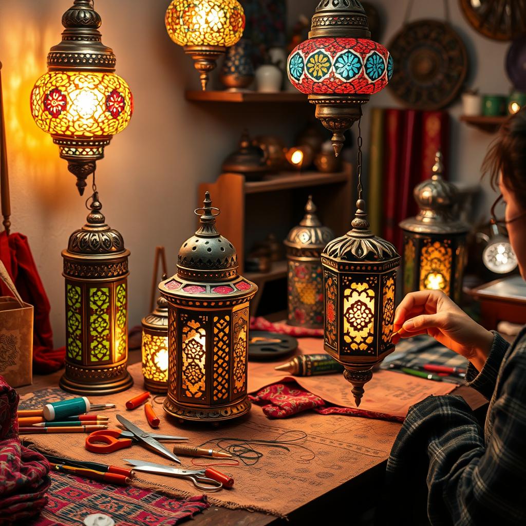 DIY Moroccan Lights Crafting Project