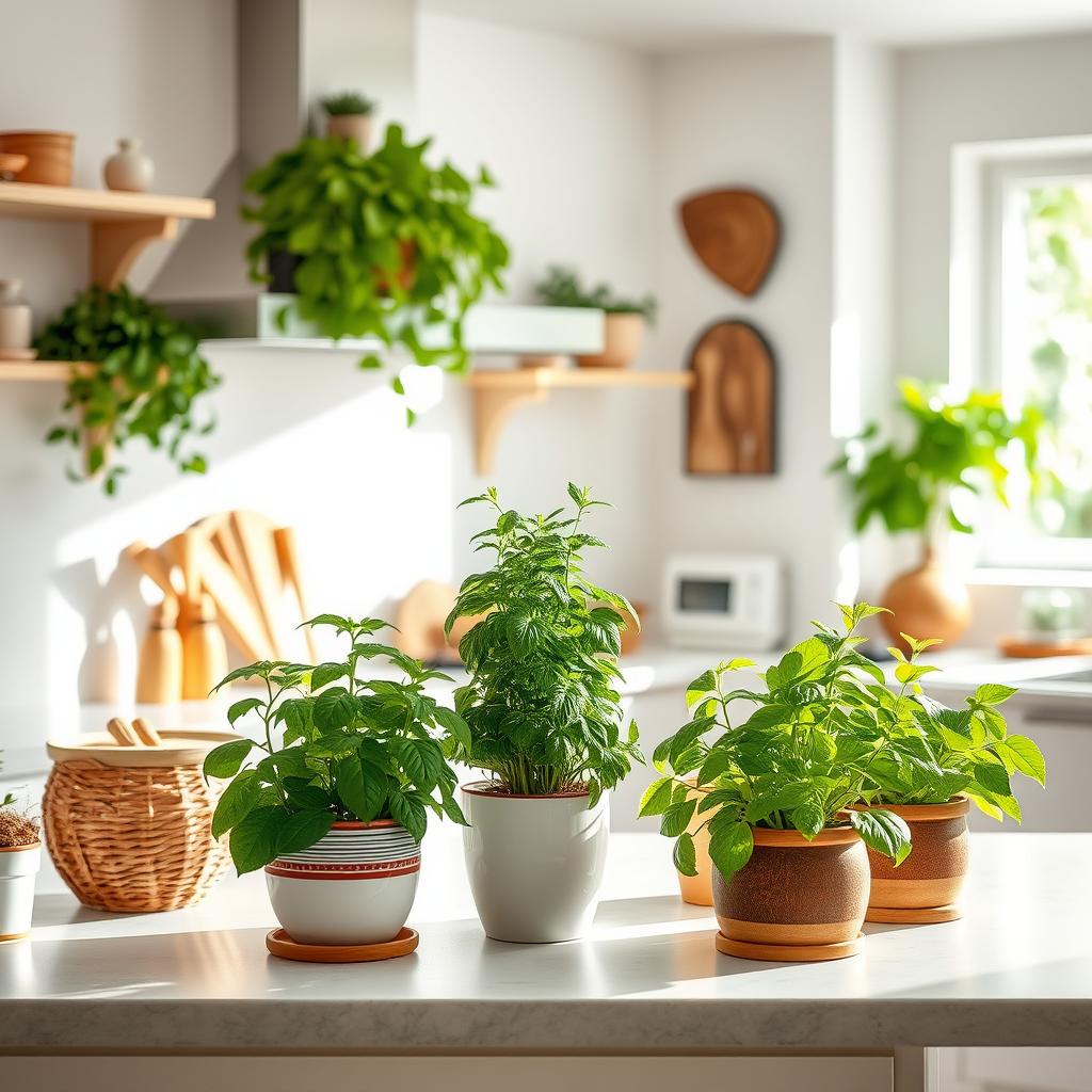 Kitchen Plants and Natural Decor