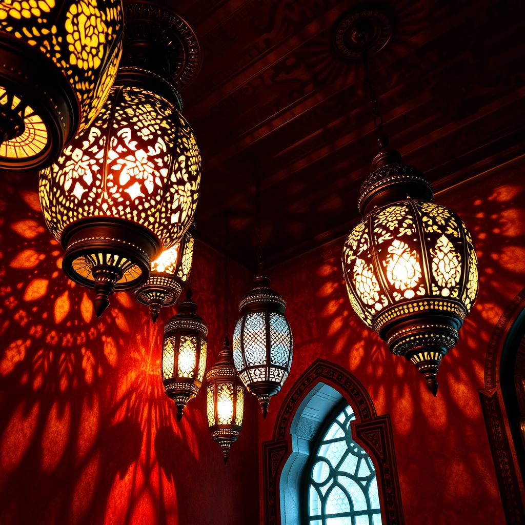 Moroccan Lighting Design Patterns