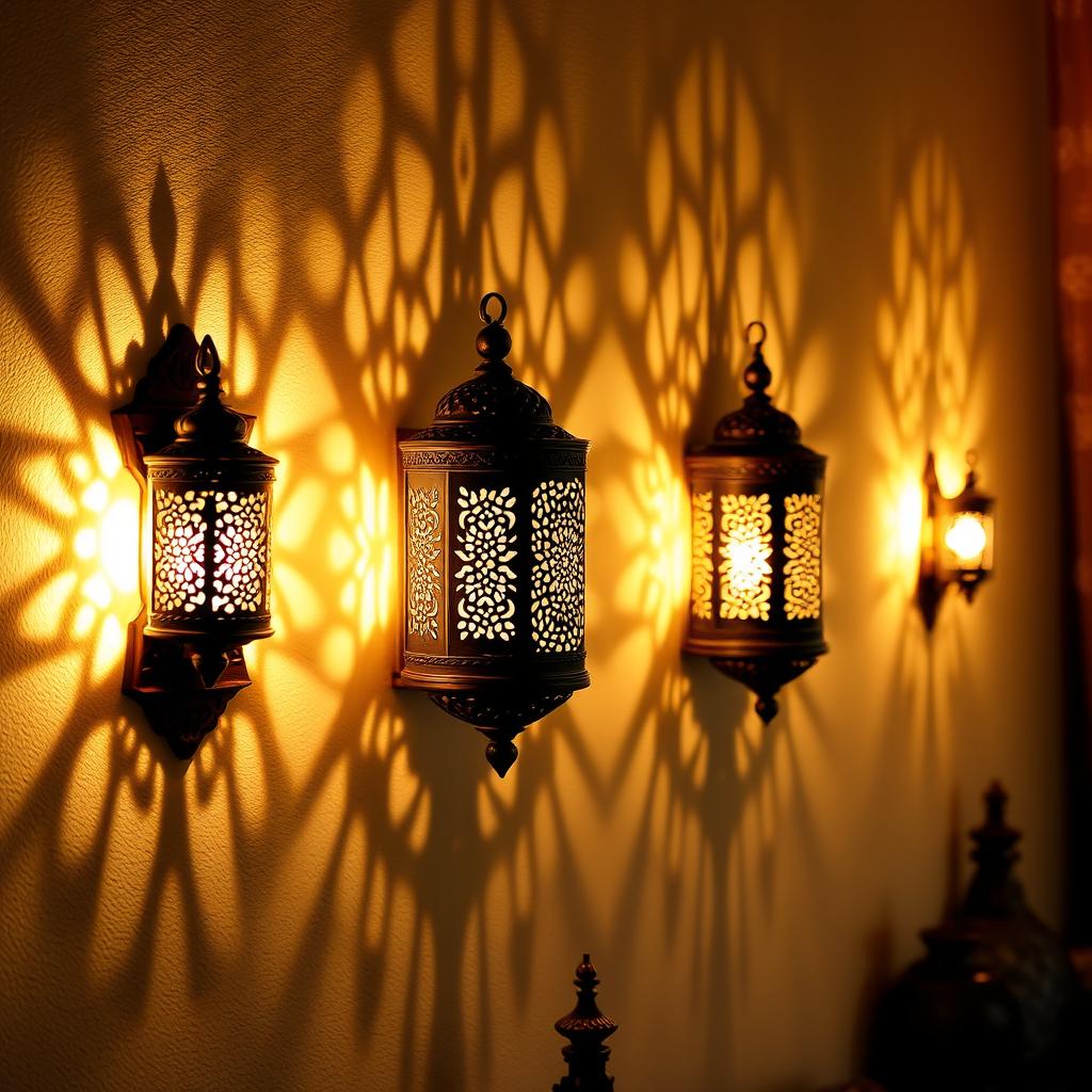 Moroccan wall sconces elegant lighting