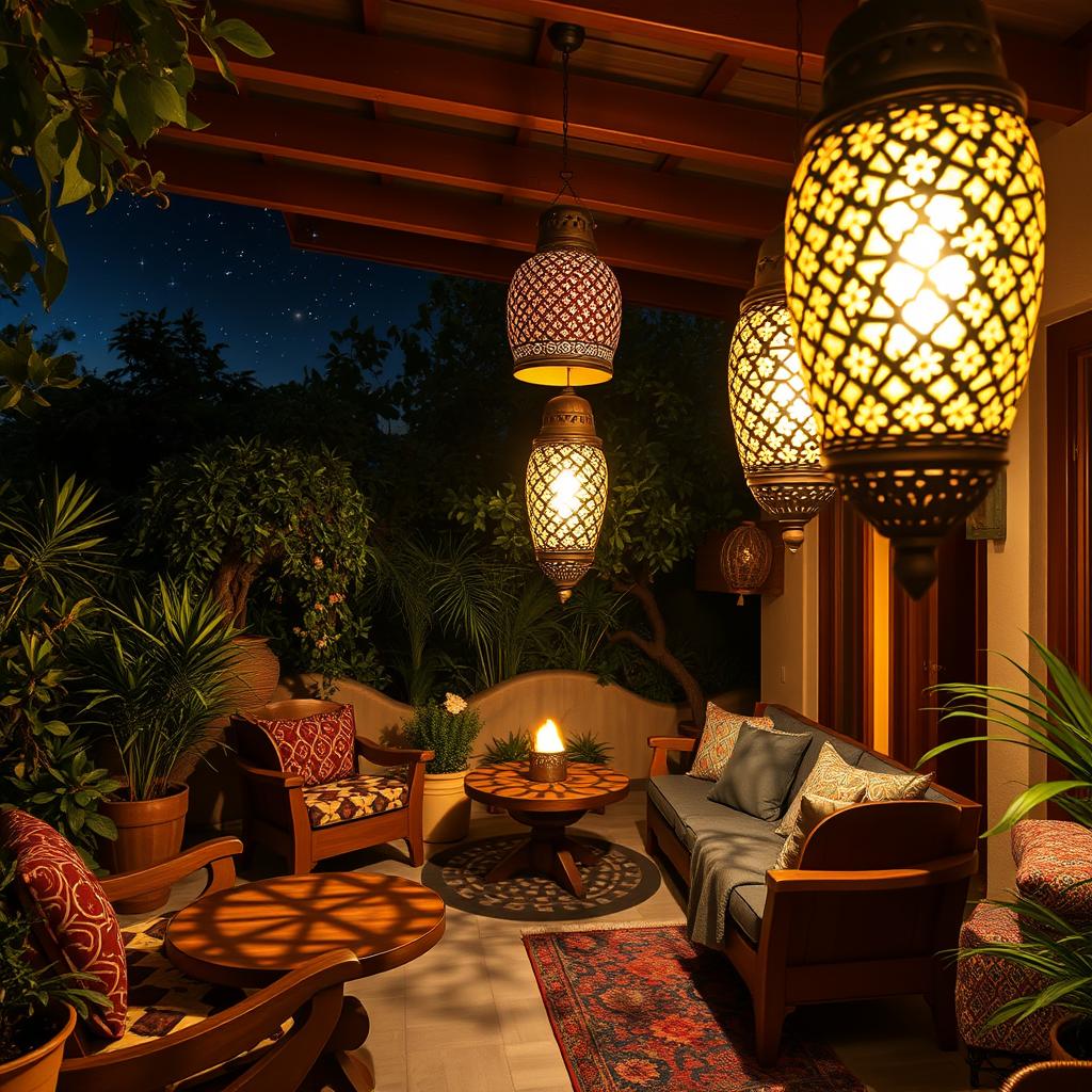 Outdoor Moroccan Lights for Patio Illumination